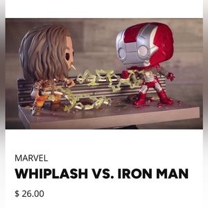 Whiplash Vs. Iron Man Funko Pop
